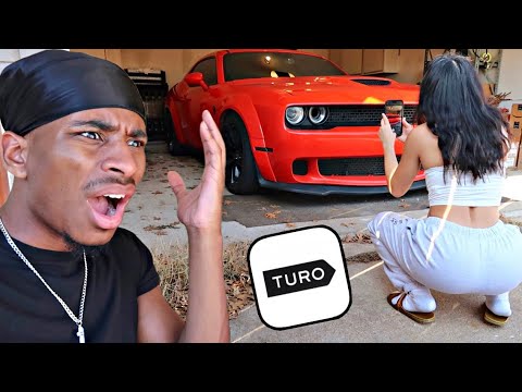 PUTTING HIS HELLCAT ON TURO PRANK! *HE GETS ANGRY*