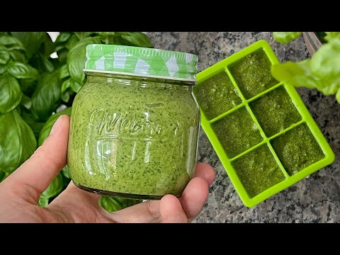 Заготовка на зиму | Как приготовить СОУС ПЕСТО | простой рецепт Pesto