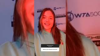 Emma raducanu Q&A ♥️😍
