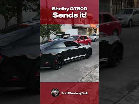Shelby GT500 Sends It! 🏎️