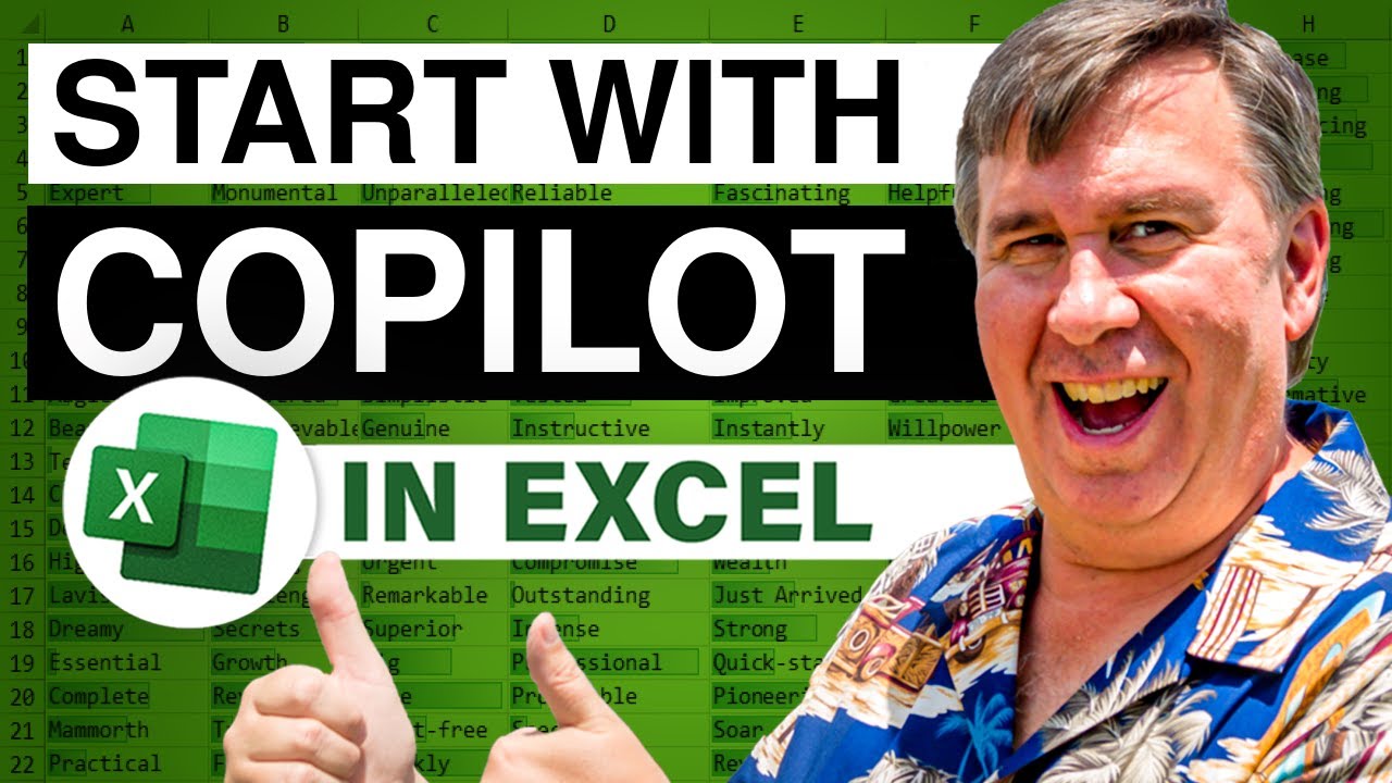 Excel’s “Start With Copilot” – A Game Changer for Beginners! – Episode 2675