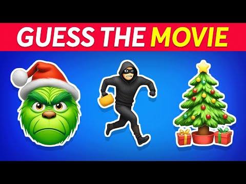 Guess The MOVIE By Emoji 🎬🍿🎅 100 Movie Quiz 🎄