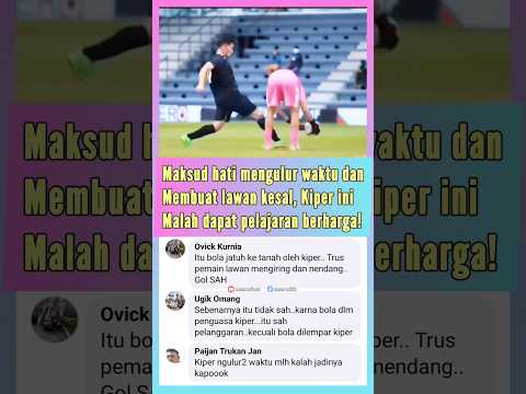 Kalau Sudah Begini, Siapa Yang Salah? #shorts #bola #viral