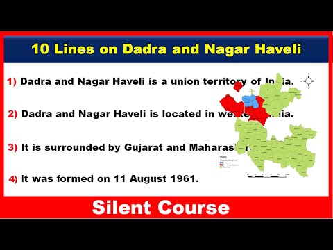 10 Lines on Dadra and Nagar Haveli In English | Dadra and Nagar Haveli 10 Lines