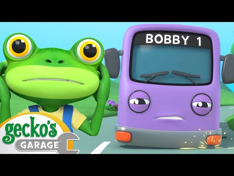 बीमार पड़ा बॉबी बस | Bobby The Bus Is Sick | बच्चों के लिए ट्रक | गेको का गैरेज | Gecko's Garage