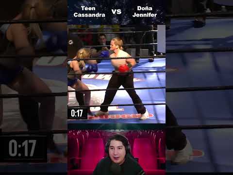 Pensó que Pelear con una Anciana seria tarea Fácil  #boxeo