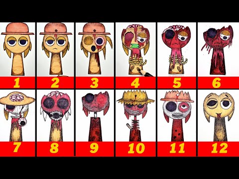 [Sprunki transformation] Tunner phase 1 to 12