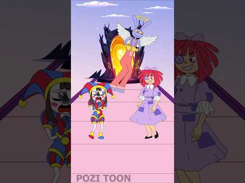 Kiss Run Challenge: Pomni vs Ragatha | Amazing digital circus