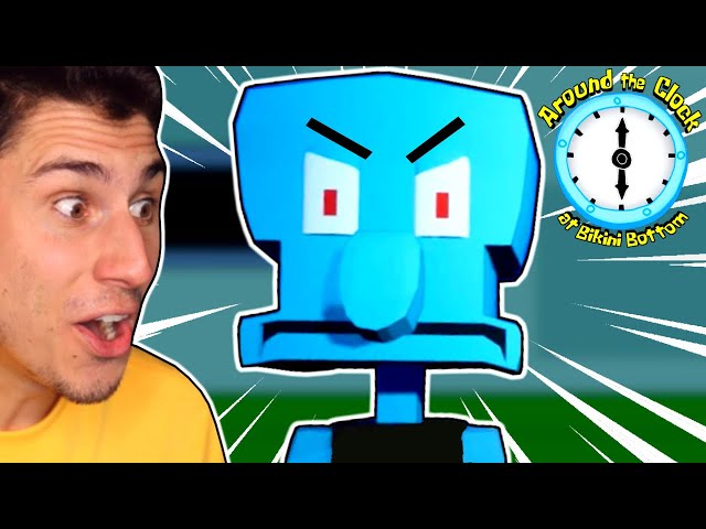 STAY AWAY FROM SQUIDWARD! | Around The Clock At Bikini Bottom