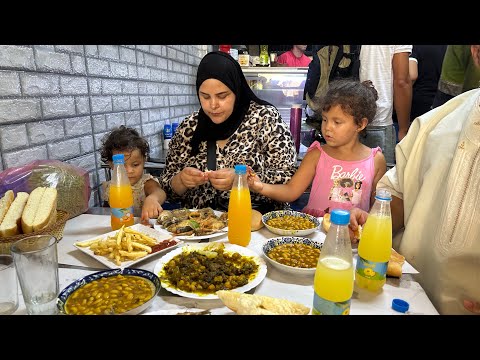 ليوم نهار صعيب هربنا على امينة وايمان وامي ابي خرجنا امي بقا فيها لحال بغت ترجع رباط😡