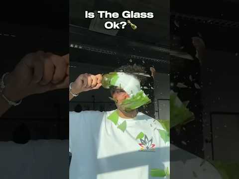 He BROKE His Face With Glass?