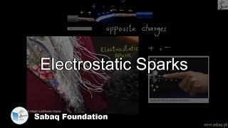 Electrostatic Sparks