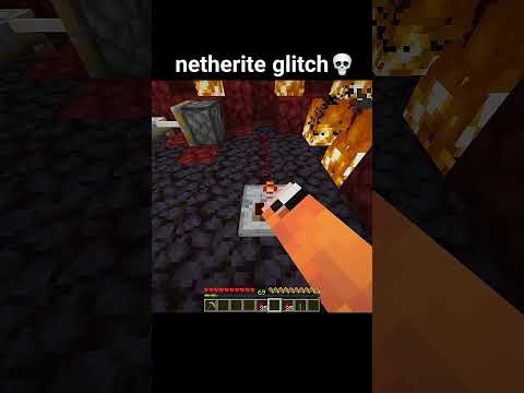 Minecraft Netherite Glitch Moment