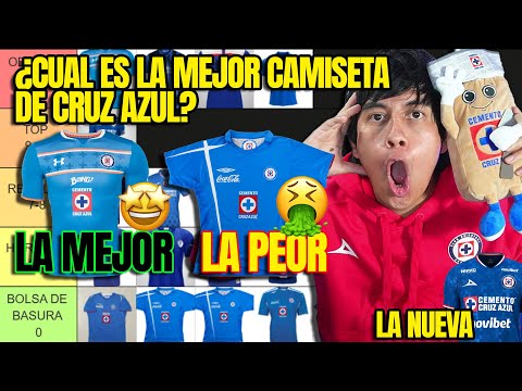 TODAS las camisetas del Cruz Azul rankeadas 2005-2025 | La NUEVA PLAYERA ¿es la PEOR?