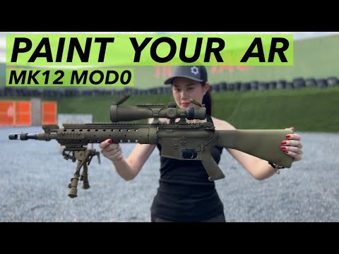 Lady Sharpshooter EP.61 |  Paint your AR  พ่นสีปืนตัวเองครั้งแรก [CMMG .22lr MK12 MOD0]