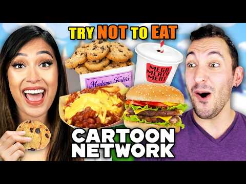 Try Not To Eat - Cartoon Network Foods! (Adventure Time, Foster's Home, Teen Titans)