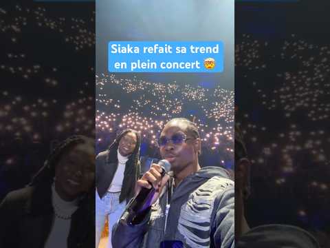 Siaka refait sa trend en plein concert 🤯