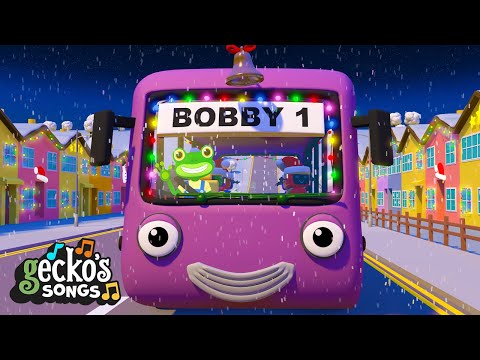 Jingle Bus Fun: Gecko’s Christmas Ride! 🎶 Gecko's Songs 🚚 🎶 | Kids Songs | Toddler Fun Learning