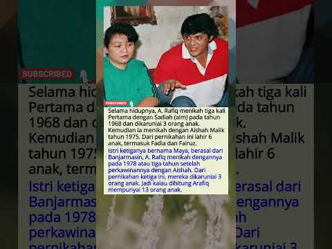 A Rafiq dan istri ketiga