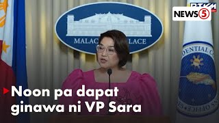 Usec. Castro: Dapat sana noon pa nilinaw ang confidential funds