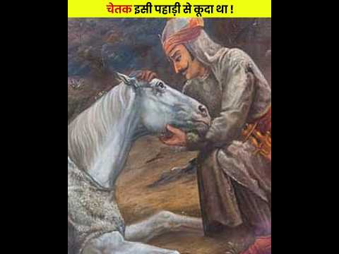 इसी पहाड़ी से महाराणा प्रताप को लेकर कूदा था चेतक 😭 रुला देगी ये वीडियो #maharana_partap #shorts