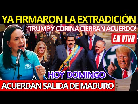 ¡CRISIS EN EL RÉGIMEN! TRUMP Y MARÍA CORINA ACELERAN LA SALIDA DE MADURO