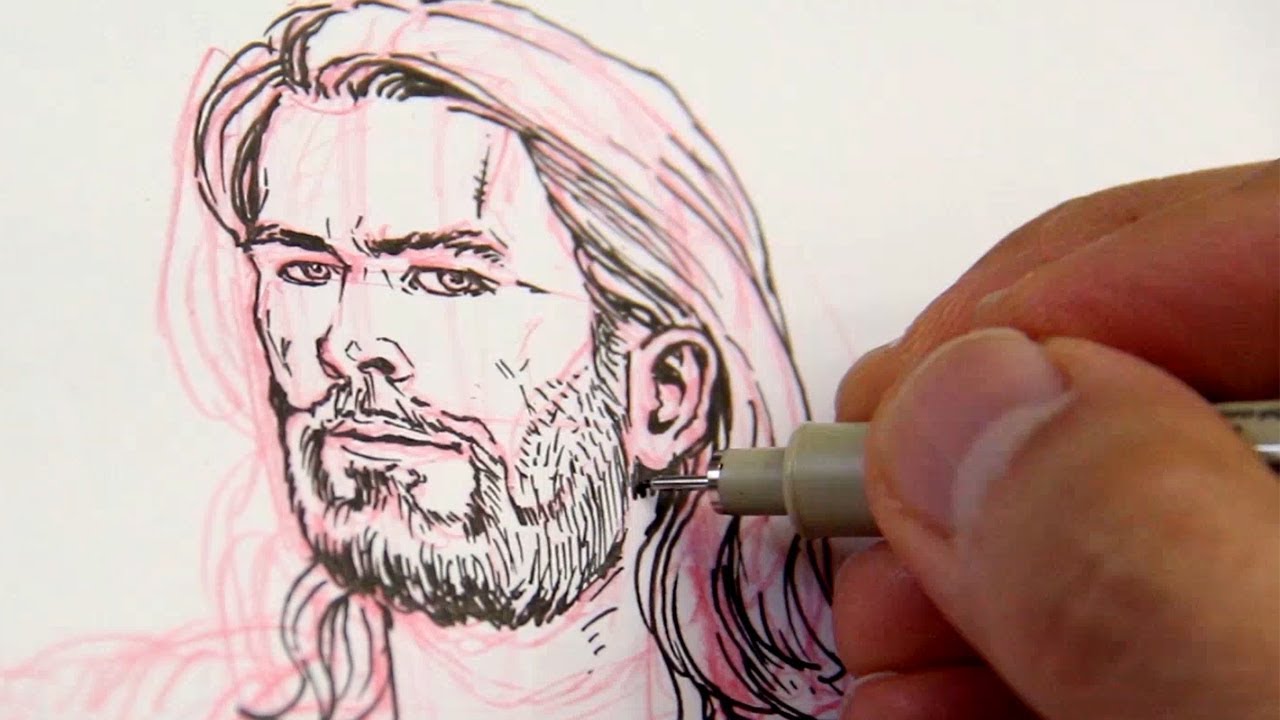 Drawing a thor & sif commission! The box office agent - episode 2!