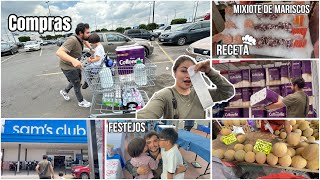 Acompáñame al Mercado y al Sam’s + Mixiote de Mariscos 🦐 + FESTEJOS ♥️ Ammy Alvarado