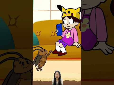 MI HIJA LUNITA y la CUCARACHA BEBE 😮😂 by: mama Lucchetti #chistes #animación @casimochotv