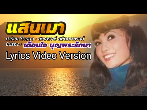 แสนเมา - เตือนใจ บุญพระรักษา[Lyrics Video Version]