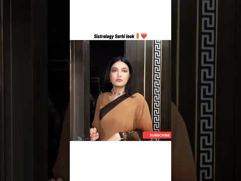 Sistrology Sarhi Look🥻❤️#sistrology