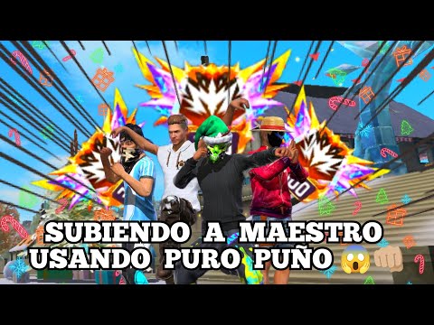 INTENTANDO SUBIR A MAESTRO EN DUELO DE ESCUADRAS USANDO SOLO PUÑOS CON BOTSITO, MUAY Y LUFFY 😱👊🏼🔥