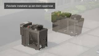 Maak kennis met de AQUA-G EVO-warmtepomp voor commercieel gebruik met het koelmiddel R290