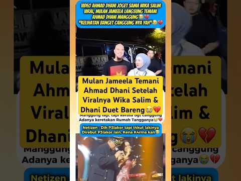 Mulan Jameela C3mburu Sma Wika Salim Krena Joget Bareng Dhani😭 #ahmaddhani #mulanjameela #wikasalim