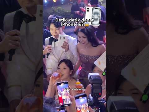 DETIK DETIK DAPAT IPHONE 16 DARI VILMEI DAN WILLIE?!😱 #holidayswithshorts #ngeshortsbareng