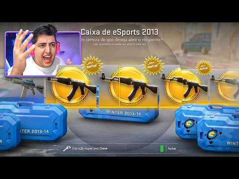 a valve bugou minha conta... Abri 75x eSports 2013 WINTER CASE E GANHEI 4 ITEMS DUPLICADOS NO CS 2