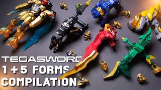 | COMPILATION | 1+5 Forms Combine TEGASWORD . | GOZYUGER |