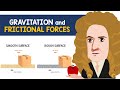 Forces in Space Travel and Friction
