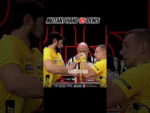 Mutant hand vs denis cyplenkov watch☠️🥵 💪#deniscyplenkov armwrestling#devonlarrat #ytshorts