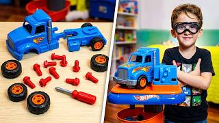 Paulinho Virou Mecânico: Oficina de Brinquedos e Montagem Divertida!