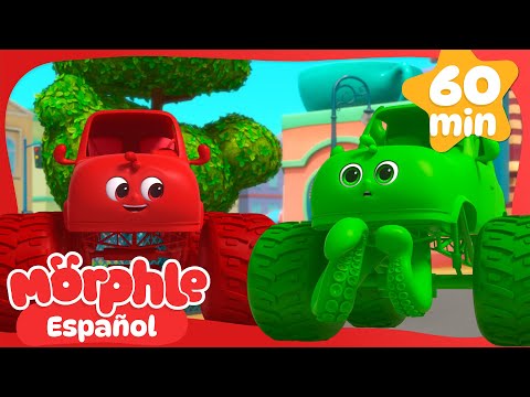 Locura Monster Truck 😱 Canciones Infantiles🎵| Juega y aprende | Moonbug Español | Morphle