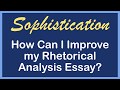 Rhetorical Analysis Techniques and Strategies
