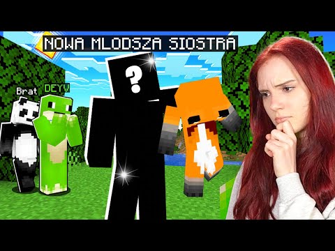 Oto NOWY SKIN MŁODSZEJ SIOSTRY w Minecraft! (zmiana po 15 latach)