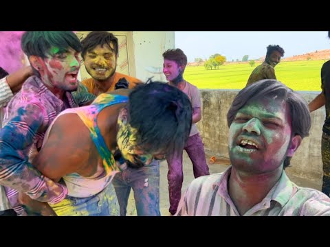 Hamare yaha ki Holi 🔥😂 Nikki Rohit vlog