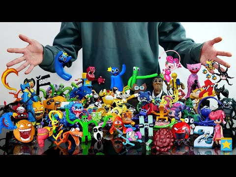 All the Sculptures I made. 2022 Part 2 Rainbow Friends Poppy Playtime Friday Night Funkin'