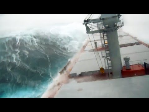 5 HUGE WAVES caught on video