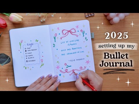 Setting Up My 2025 Bullet Journal ✨🖍️