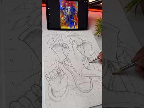 Ganesha Drawing, #shorts #art #ganesh
