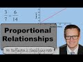 Proportional Relationships and Their Characteristics