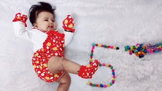 Baby Aashi is showing her tongue 😛 #babyvideos #cutebabyvideos #babyreels 
